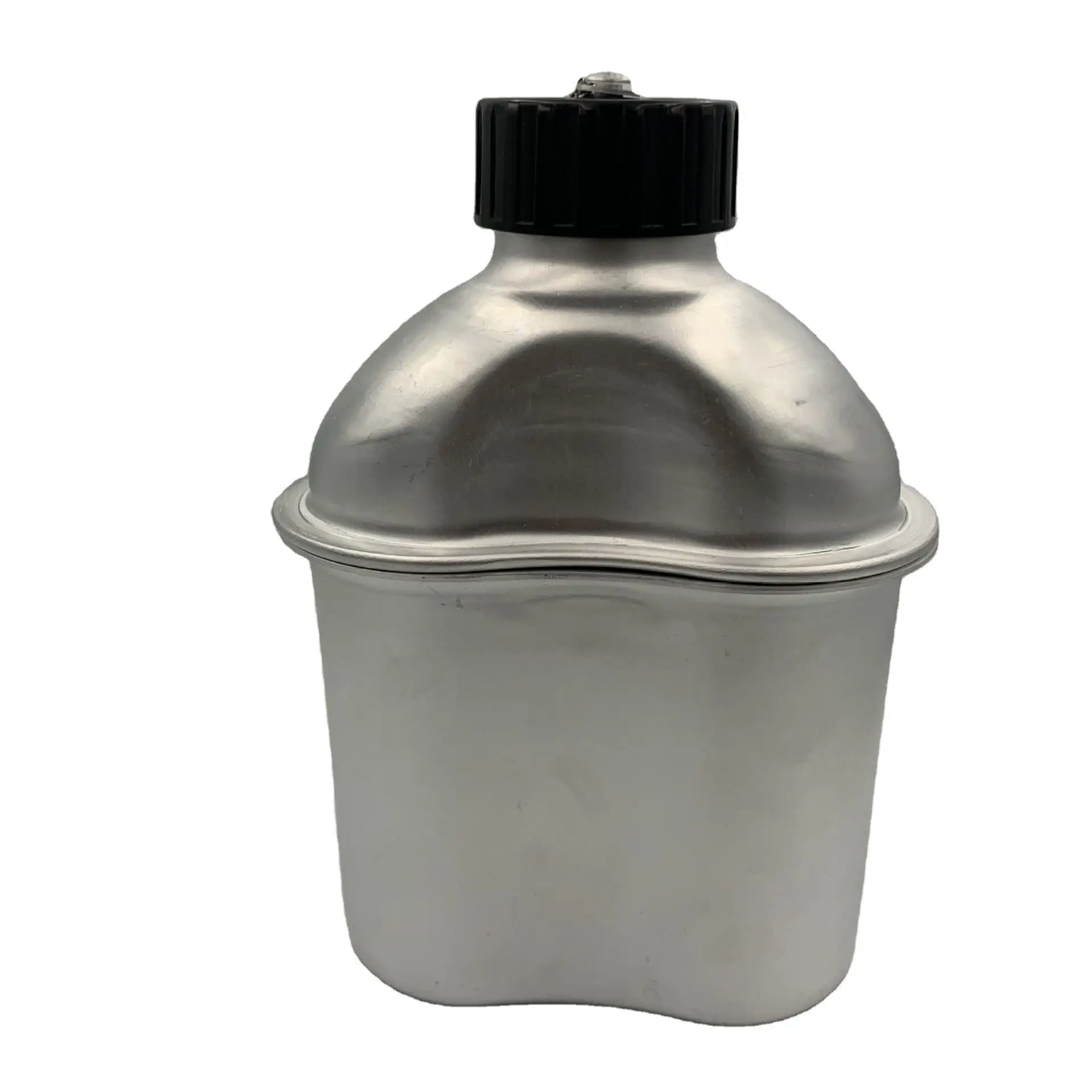 1.0 Litre Tactical Style Aluminum Water Canteen With Cup And Cover