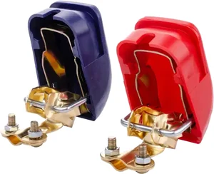 Universal Car Quick Release Pull-up ABS Material Shell Top Post Battery Terminals Clip Clamps Connectors for Auto