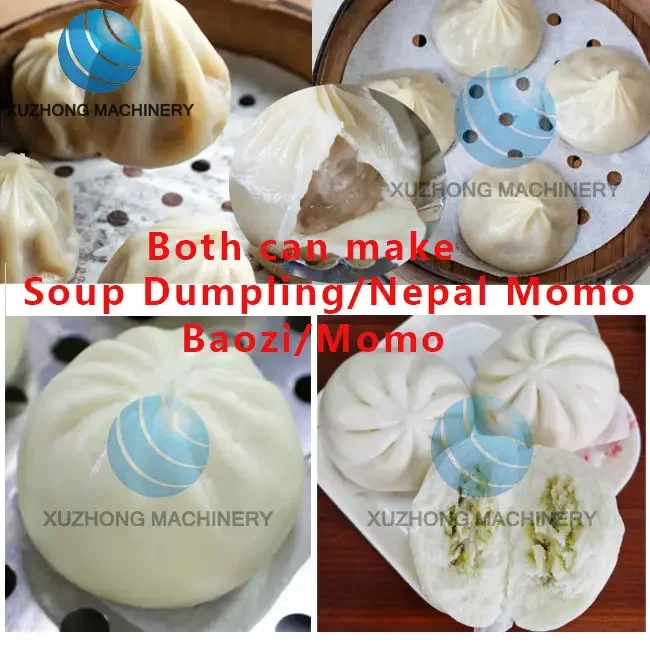 High Efficiency Siopao Bao Bun Maker Machine Momo Steamed Bun Grain Product Making Machines Automatic Soup Dumpling Machine
