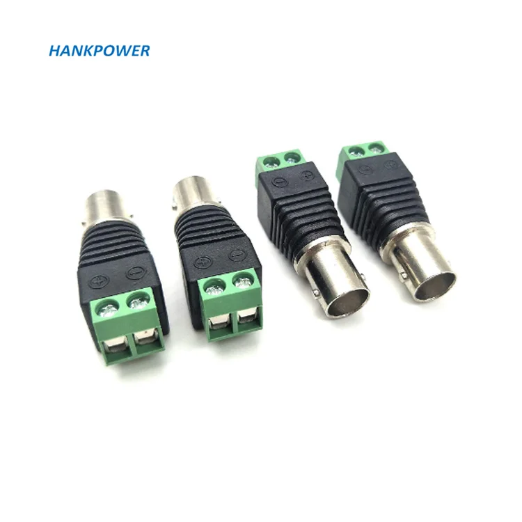 2-Pack CablesOnline BNC Male Plug To AV 2-Screw Terminal Block Balun Connector - PL-CN01-2