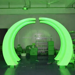 RGB LED Arch Light Durable Plastic Outdoor Party Decor for Christmas Carnivals & Garden Events Energy Efficient & Waterproof