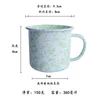Mug émaillé vert 8cm