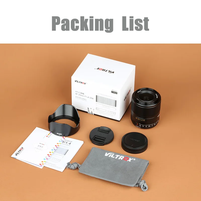 VILTROX 23mm F1.4 XF Lens - Compact Aperture Lens for Fujifilm X