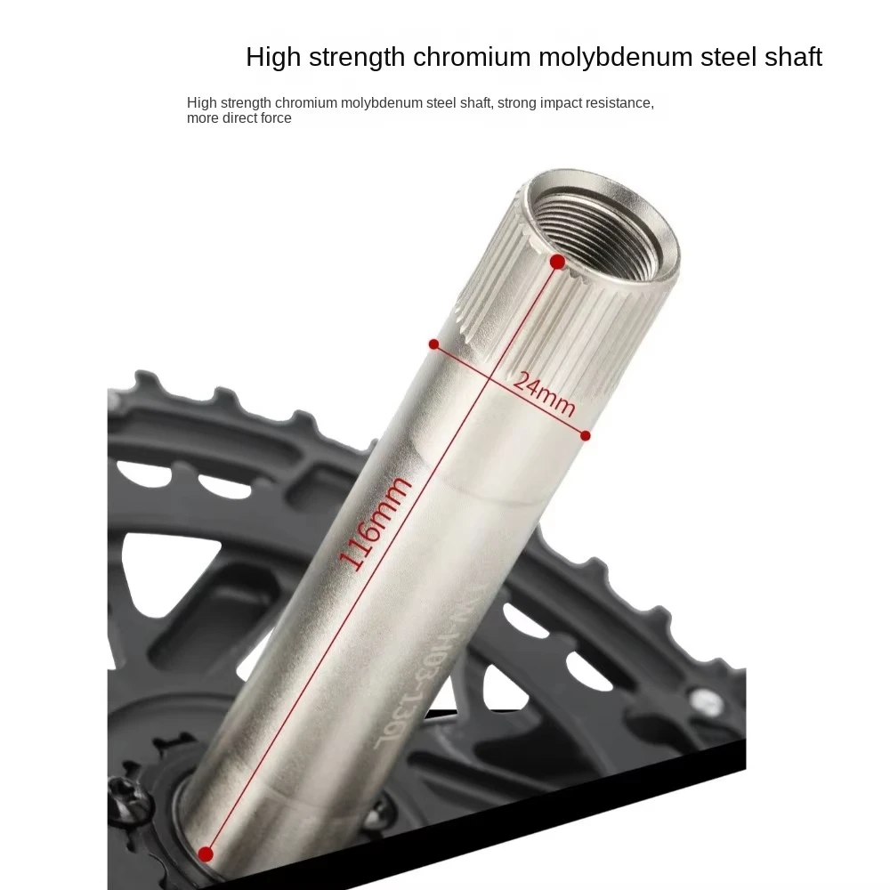 MEROCA BMX道路自転車クランクセット50-34T/52-36T/53-39T 9/10/11