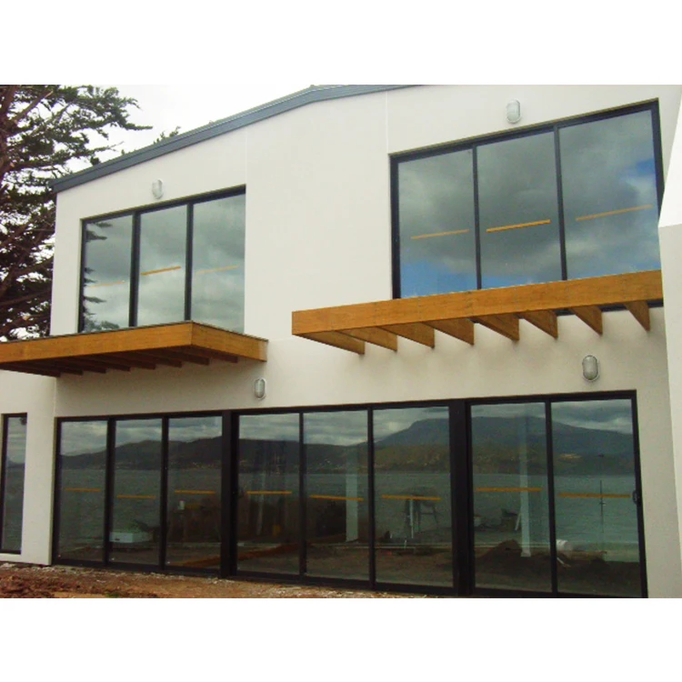 2022 New Design Tempered Double Glass Aluminium Sliding Windows Tinted Glass Sliding Window