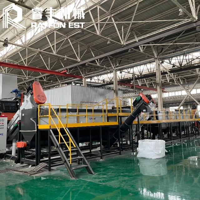 Full Automatic Recycle Plastic PP PE LDPE Film Crushing Washing Recycling Machine Line
