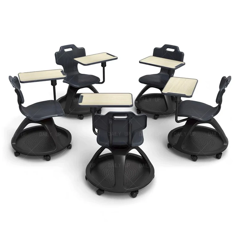 High School Chair with Moving Casters Study Chair high school furniture classroom chairs