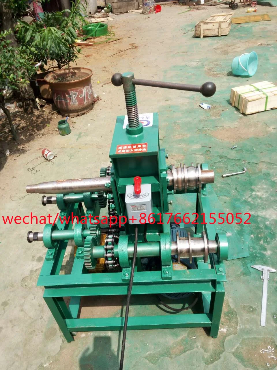 Multifunctional Small Sized Pipe Bender Model 76 Electric Roller