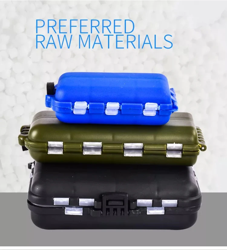 Palmer 4 Sizes Custom Detachable Clear Plastic Pvc Fish Lure Packaging Box Waterproof Fishing