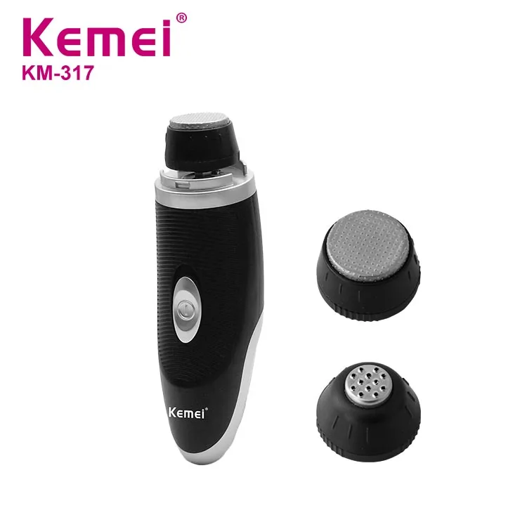 KEMEI KM-317 3in1 الكهربائية السلس أداة العناية بالقدم باديكير آلة القدم إصلاح قدم الرعاية ارتداء جهاز الجلد