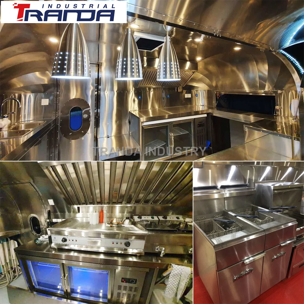 2021 Custom Small AU USA Standard Concession Fast Food Trucks Mobile Food Trailer