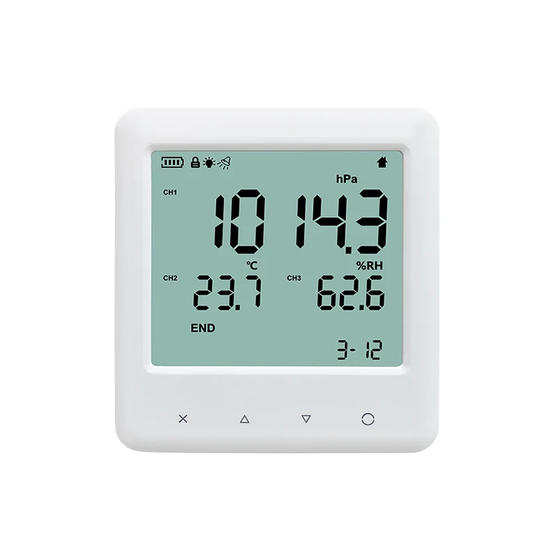 LCD Display Datalogging Barometers Barometer Hygrometer Thermometer With Humidity Gauge