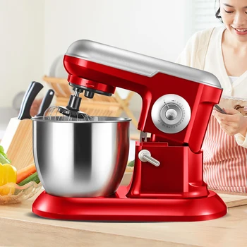 1200w 6.5L Stand Dough Kitchen Machine Home Commercial Hobart Planetary Electric Mixer Bowl for Food Mixers