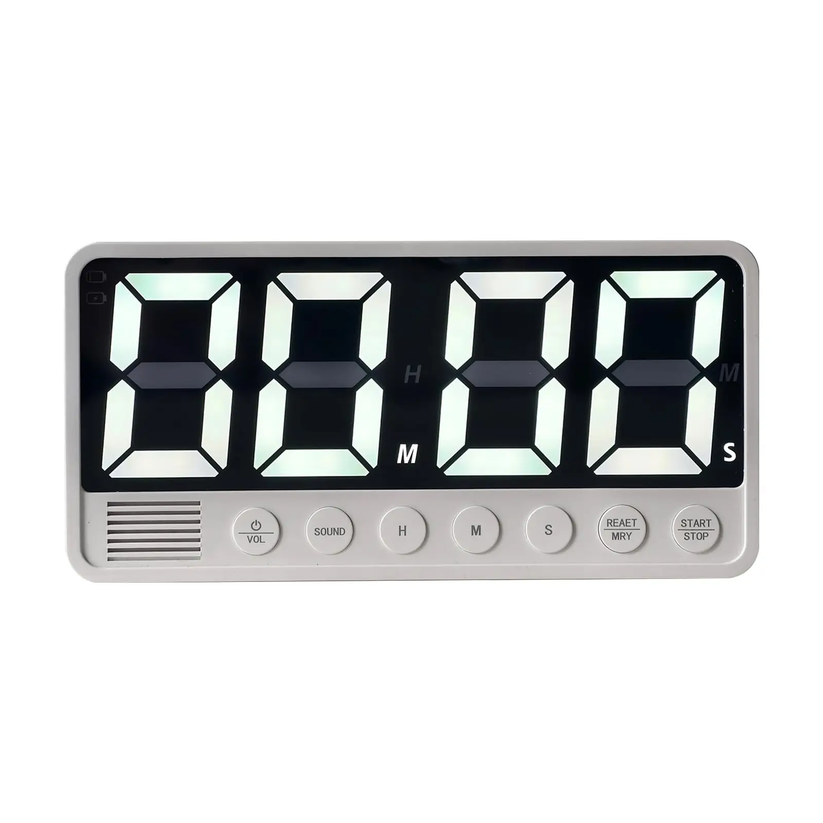 LED Large Screen Visual Timer Kitchen Meeting for Kids Learning Fitness Time Management Timer