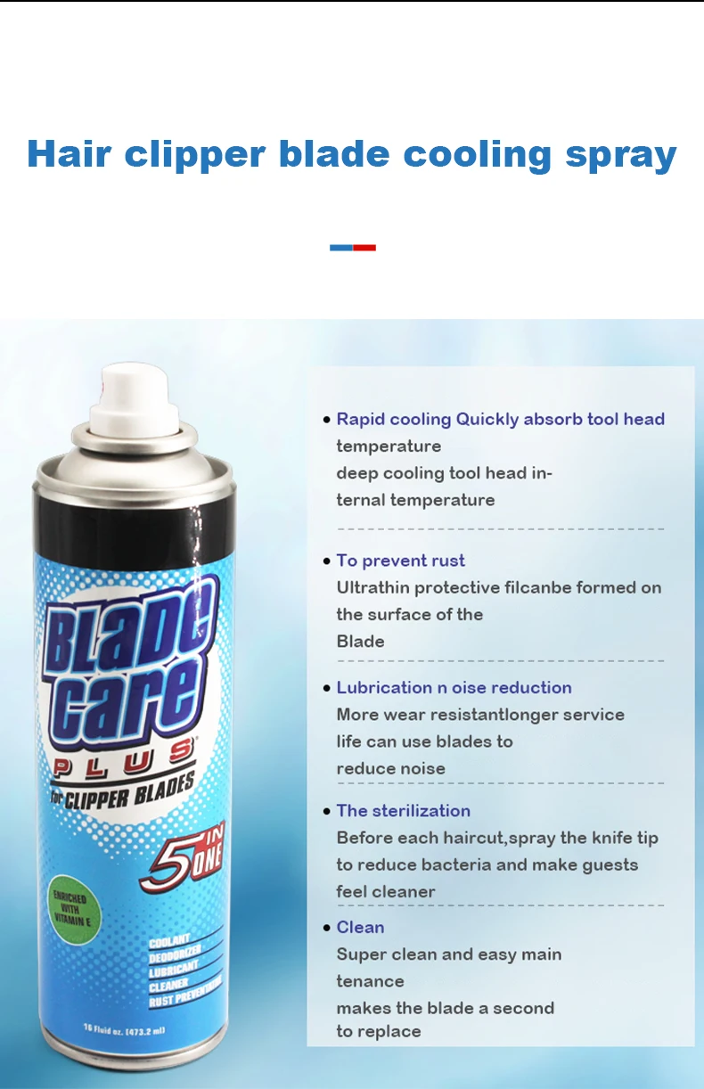 5 In 1 Hair Clipper Blade Cooling Spray For Professional Hair Trimmer