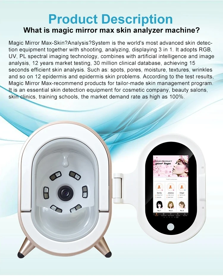 Professional Skin Analysis/skin Analyse Skin test Diagnosis System ...