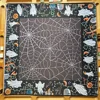 Black halloween mat