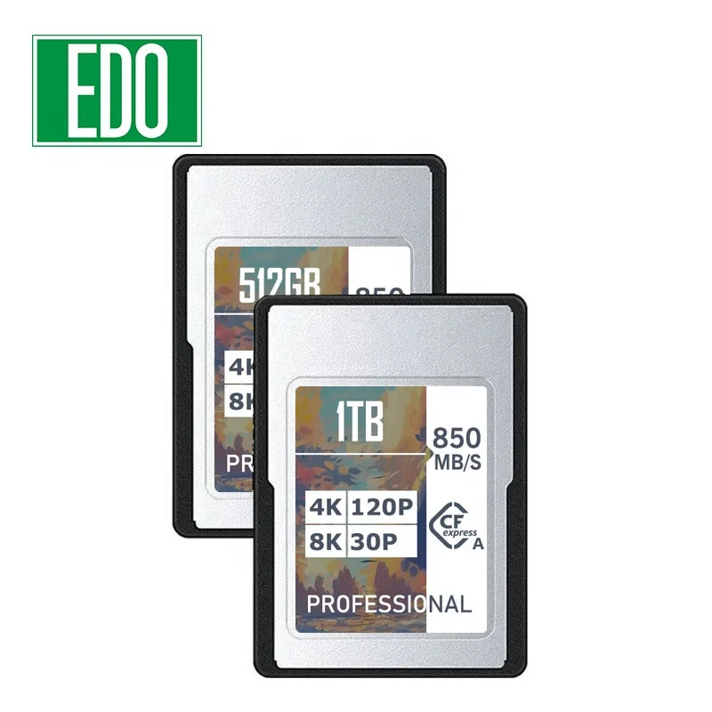 Micro Flash Storage Card Support CF Express Type a Memory Card 2 Colors 128gb 256gb 512gb 1tb Compatible UHD Camera