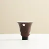Hand-painted small flowers-flower-shaped cup