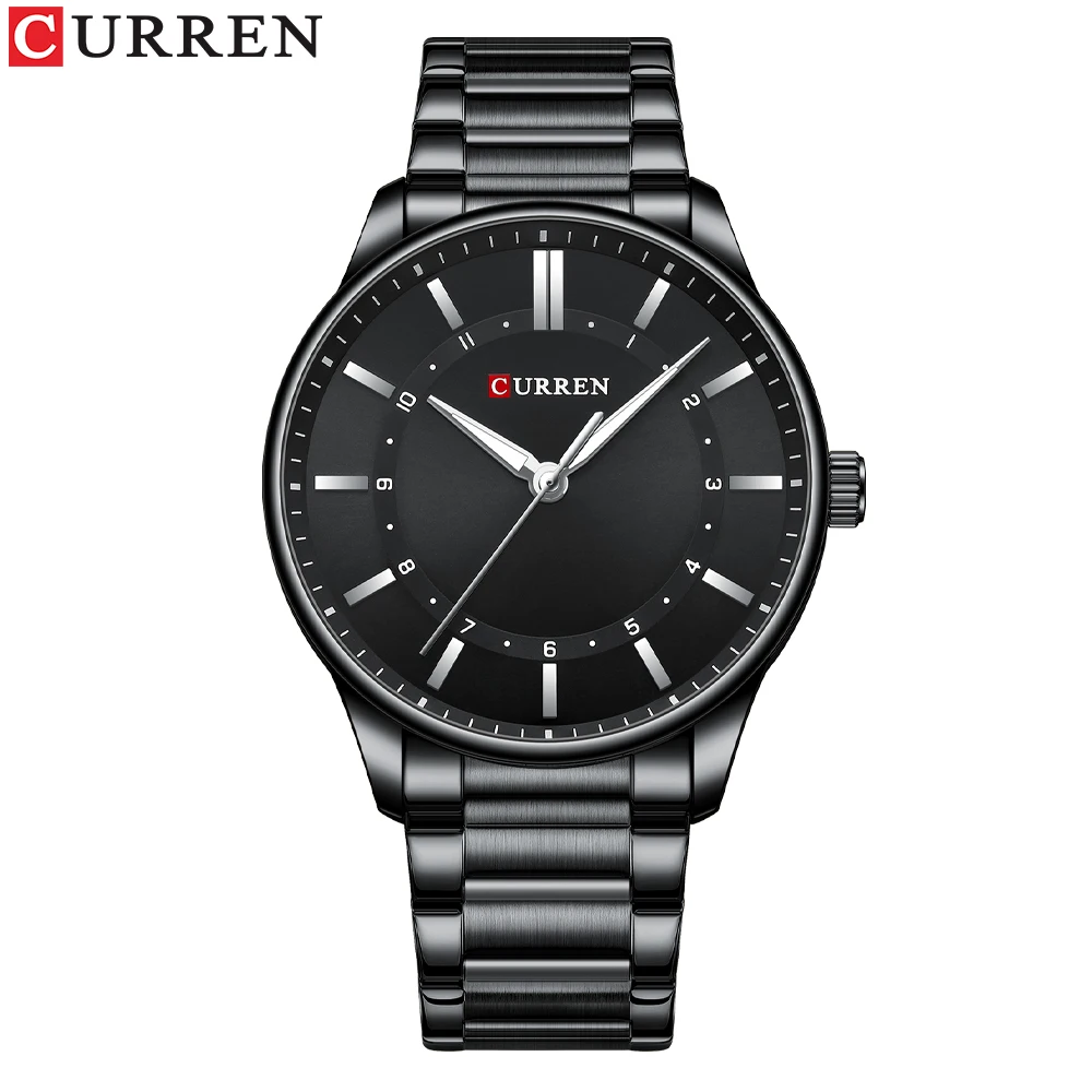 CURREN 8430 Trendy Customize Factory Direct Sale Ready to Ship Multifunction Quartz Watches for Men Clock Stainless Steel Band