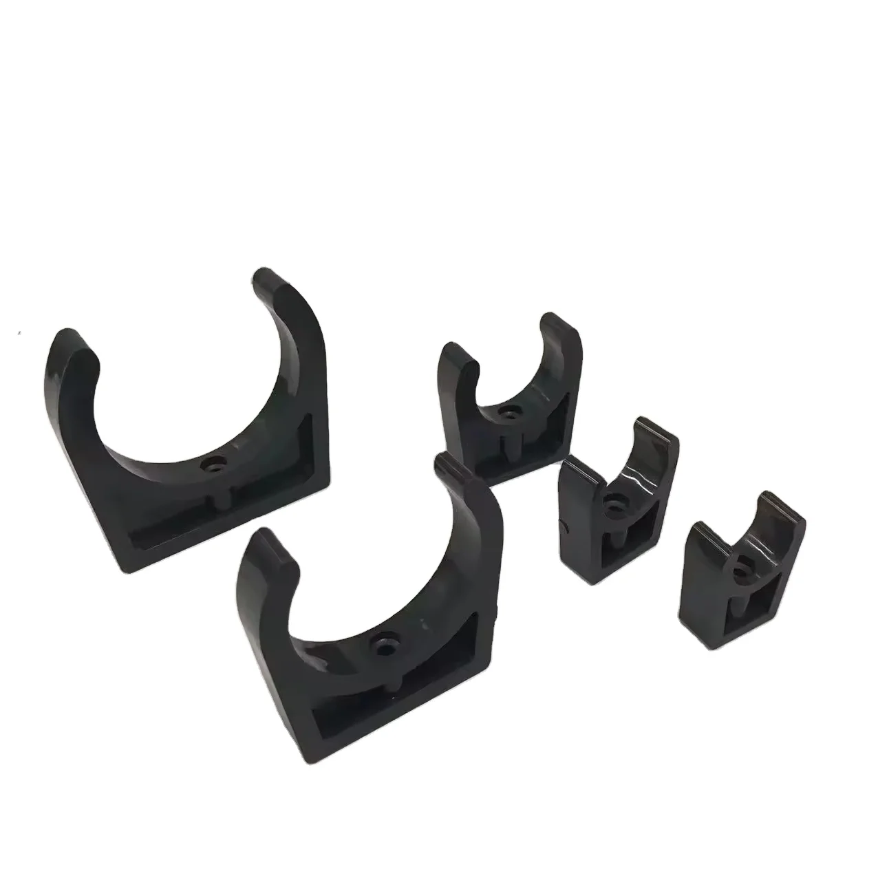 Wholesale DIN Standard U Shape PVC Pipe Bracket 1/2 Inch 3/4 Inch 1 Inch 2Inch 3Inch 4Inch UPVC Plastic PVC Pipe Clamps