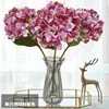 Hortensia individual de color púrpura rosado