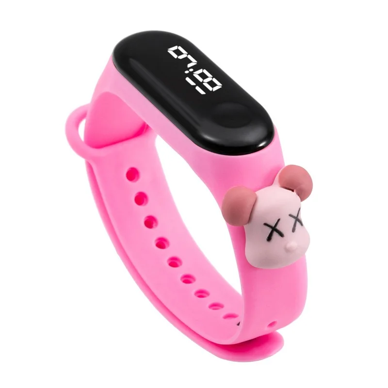 Kids' Waterproof LED Touch Screen Sports Watch