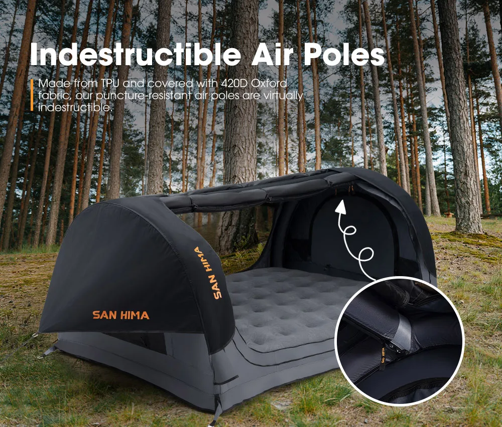 SAN HIMA Waterproof Hiking Travel Bivvy Double Air Swag Tents Camping  Outdoor Lightweight Person Tent