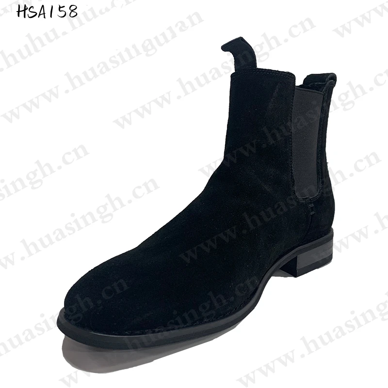 LXG, Italy Style Middle-cut Top Quality Men Office Shoes Suede Leather Upper Pointy Design Dress Shoes for Sale HSA158
