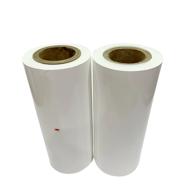 JF White PETG Shrink Film Opaque High Shrinkage Great for Milk Container