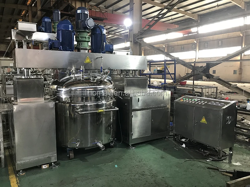 Emulsifying Agitator Mixing tank Machine Vacuum Emulsifier Homogenizer Mixer for Making Skincare Products Hair Mask Mud
