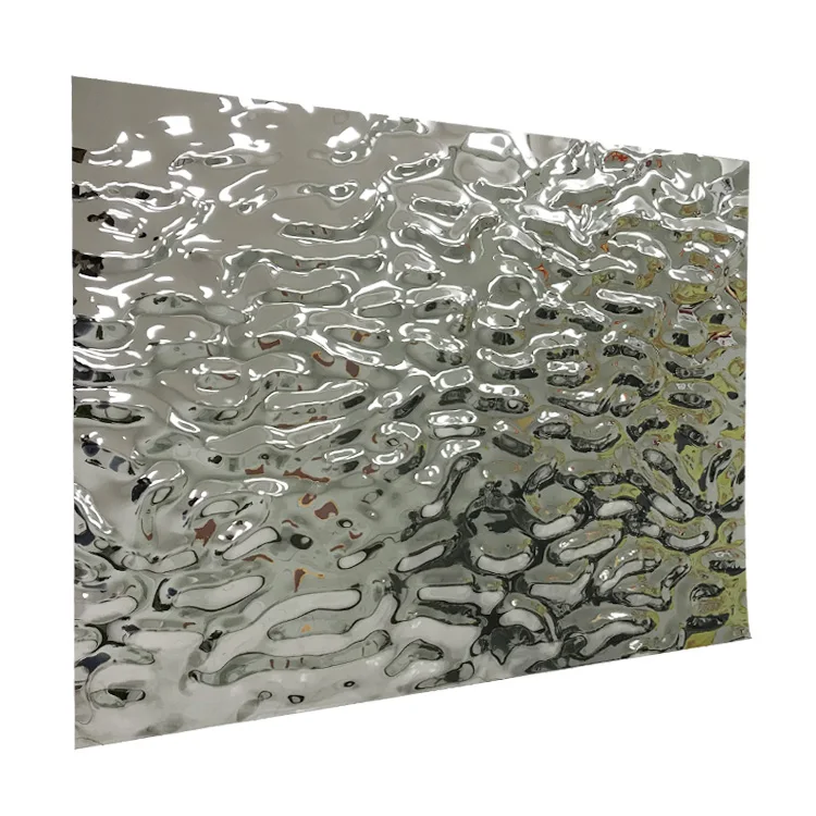 art exterior decorative embossed 3d wave curtain walls cladding false ceiling tile stainless steel panel