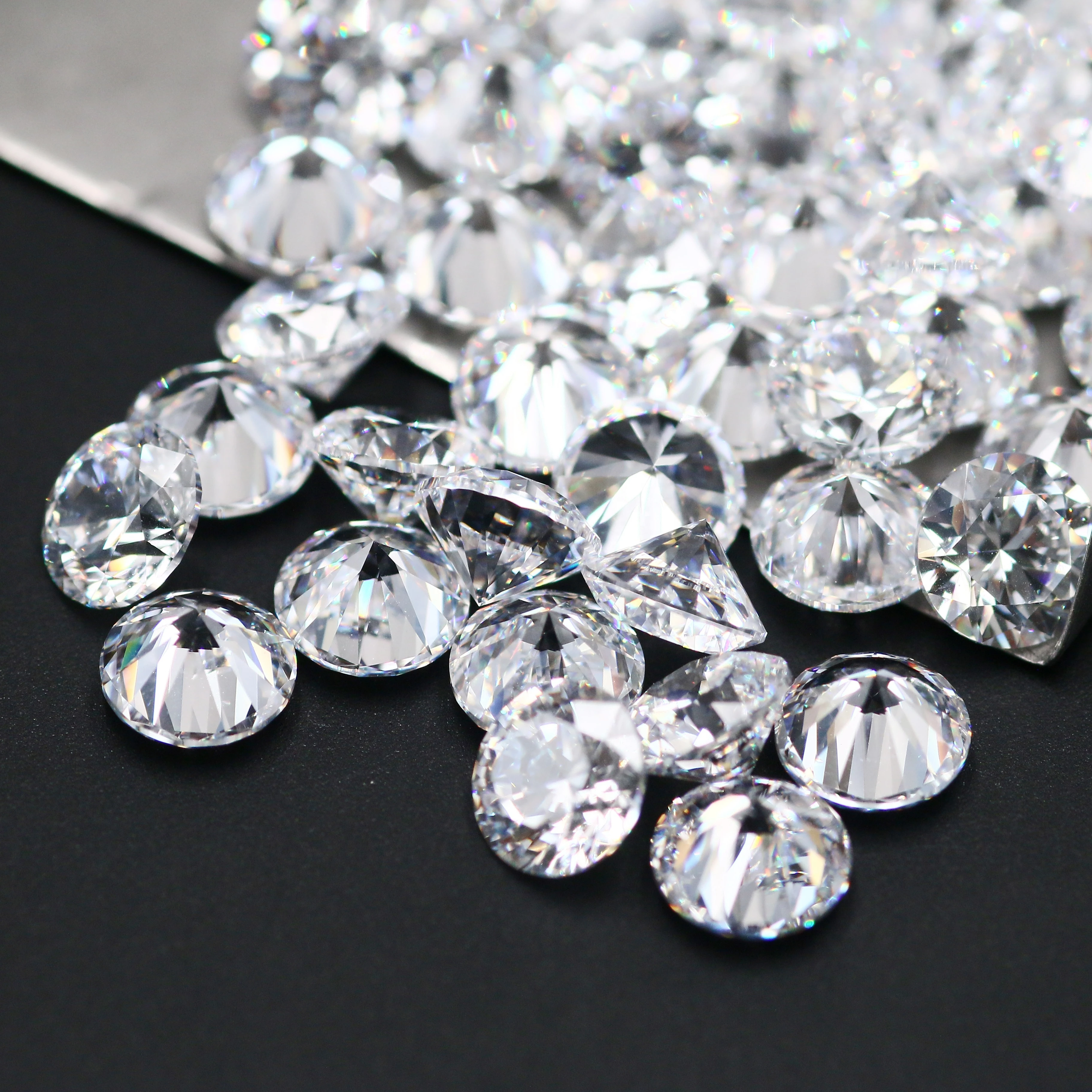 Hanyu Wholesale 5A White Zircon Gemstone CZ Stone CZ