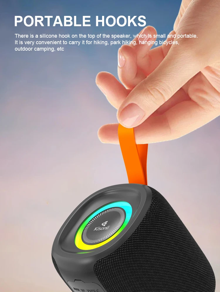 Kisonli Q40 China Manufacturer Mp3 Mini Subwoofer Portable Bt Speaker