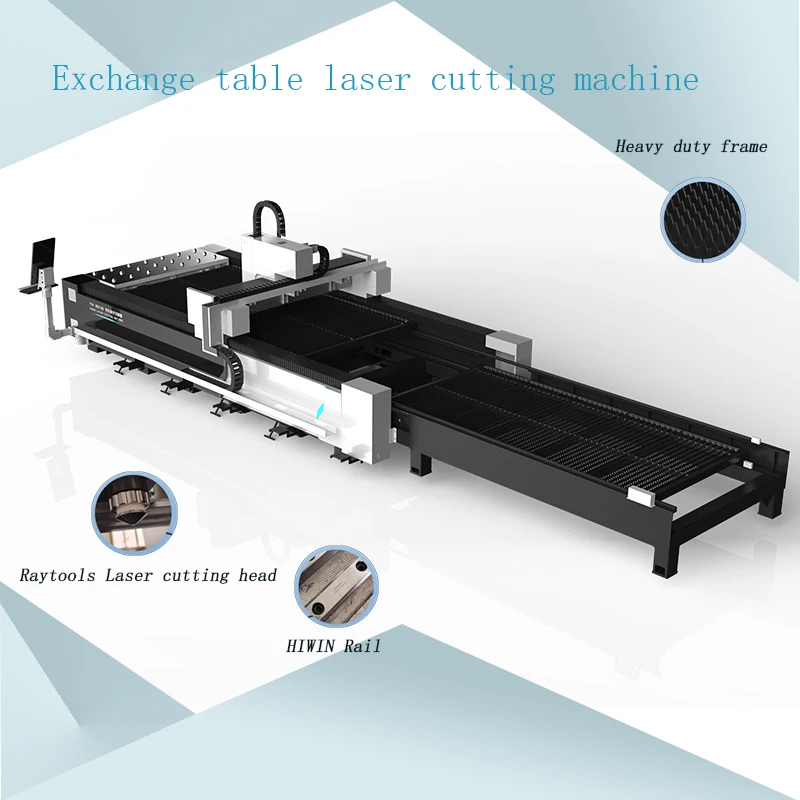Machine Exchange Table Cheap Cnc Stainless Steel Laser Cutting Machine - 1500W