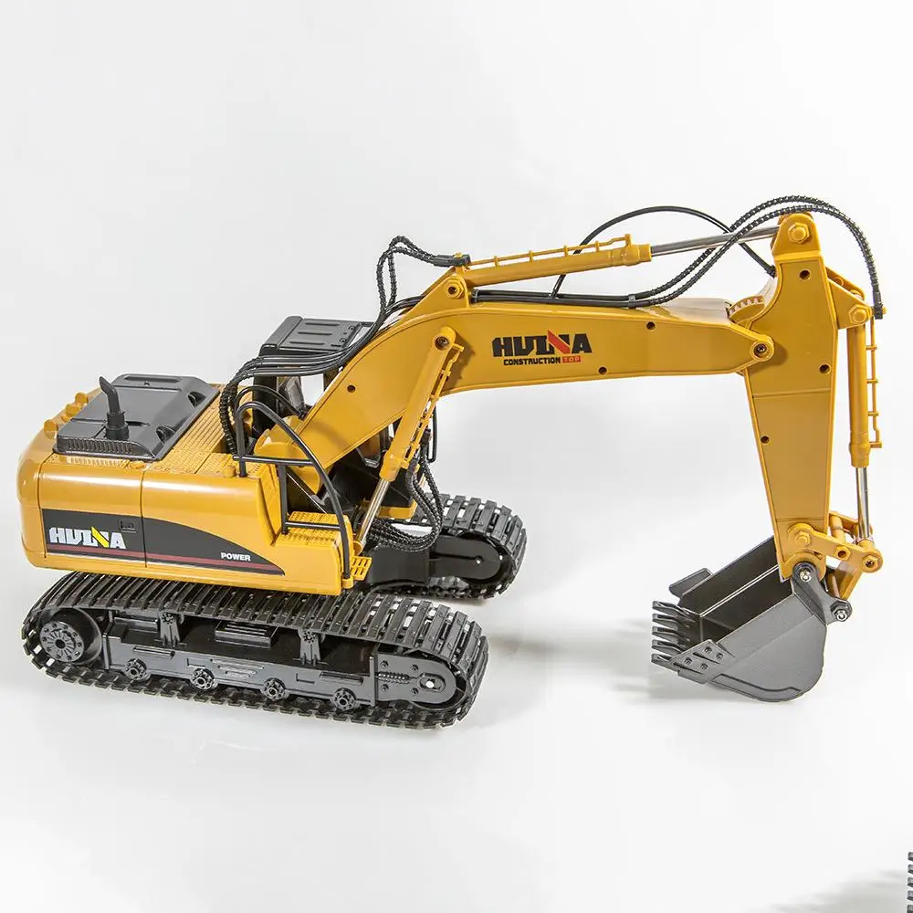 Huina 1550 RC Excavator - 2.4G 15CH Alloy Remote Control Toy