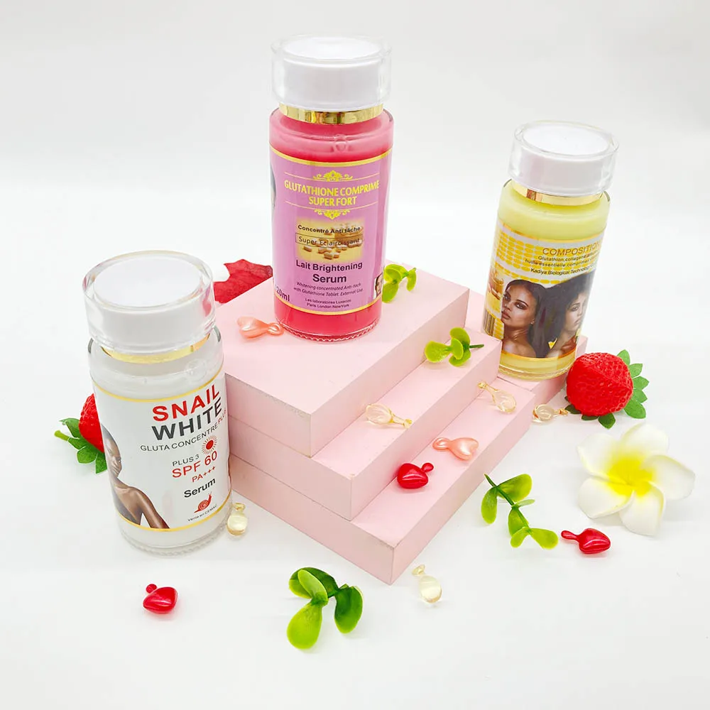glutathione collagen extra fort The Anti Aging Serum Extra-Fort Concentre Serum Glutathion with Collagen  for Black Woman Skin Hydrating Body Facial Serum