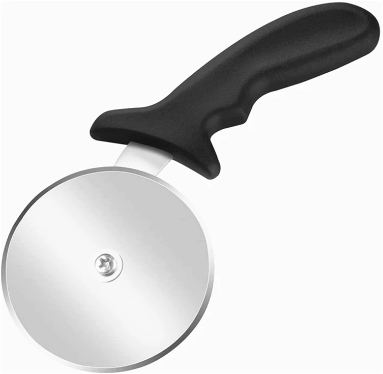 Innovation Pizza Cutting Wheel Cutter With Plastic Cover Wooden Handle