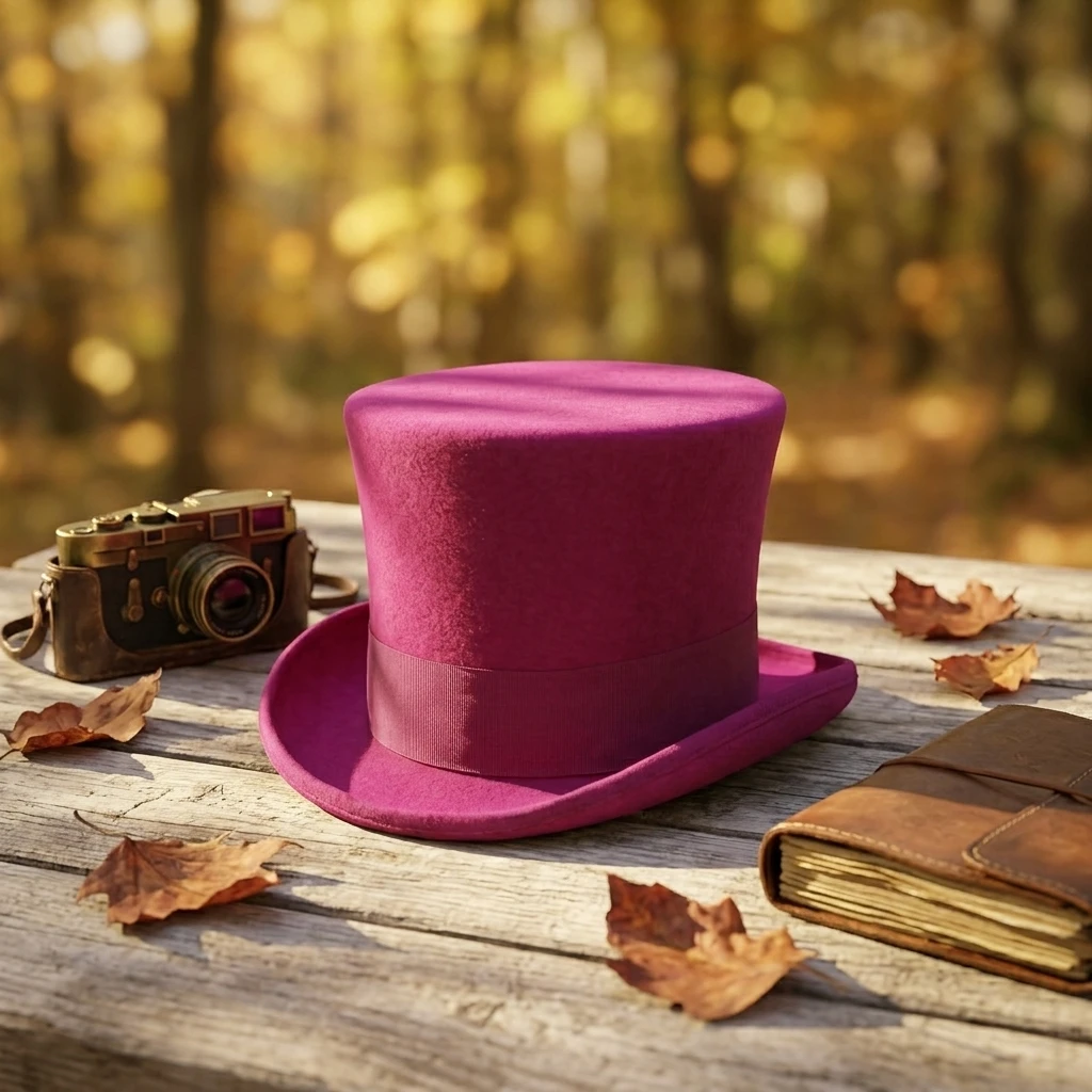 Ample Stock Unisex Wool Top Hat 100% Wool Four Seasons Ribbon & Rope Wholesale Casual/Party Wear for Men and Women