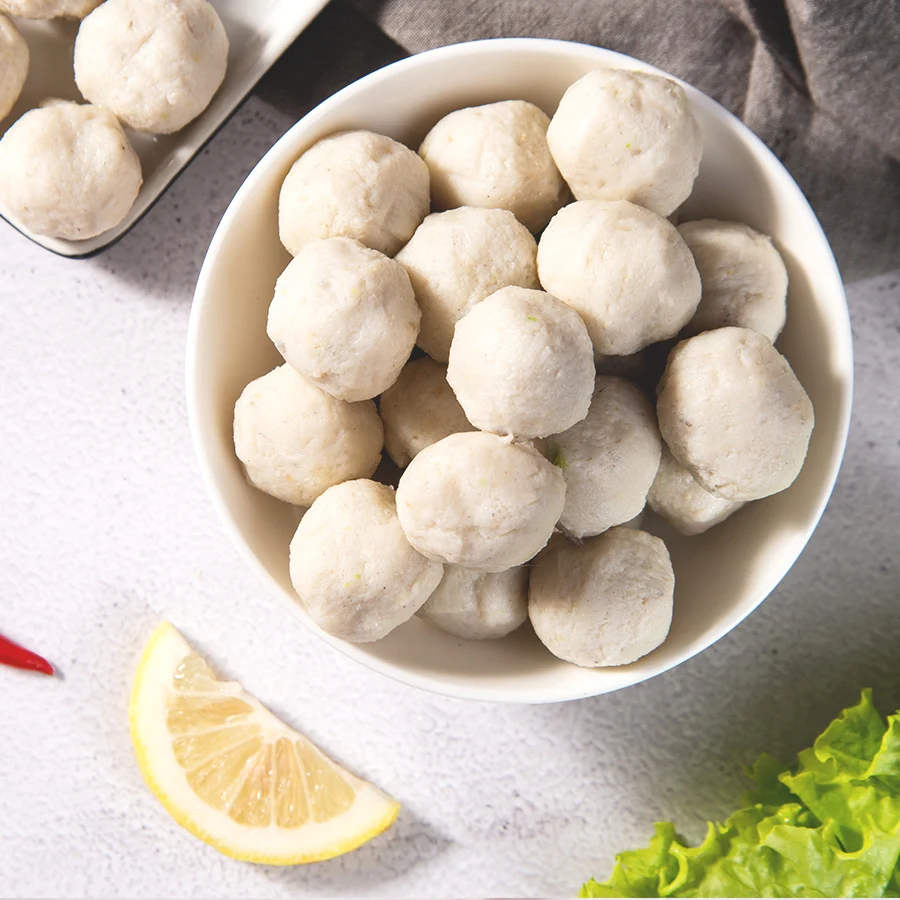Wholesale Price Hot Sale Frozen Fish Ball With Filling Frozen Seafood Products