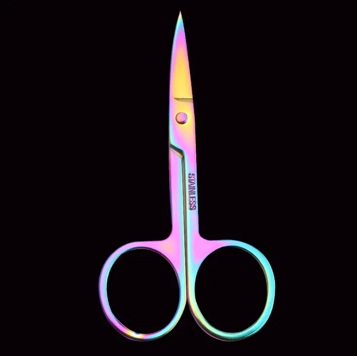 Ножницы для бровей Lavalash триммер макияжа и ресниц средство удаления волос на лице ножницы маникюра инструмент кутикулы ногтей