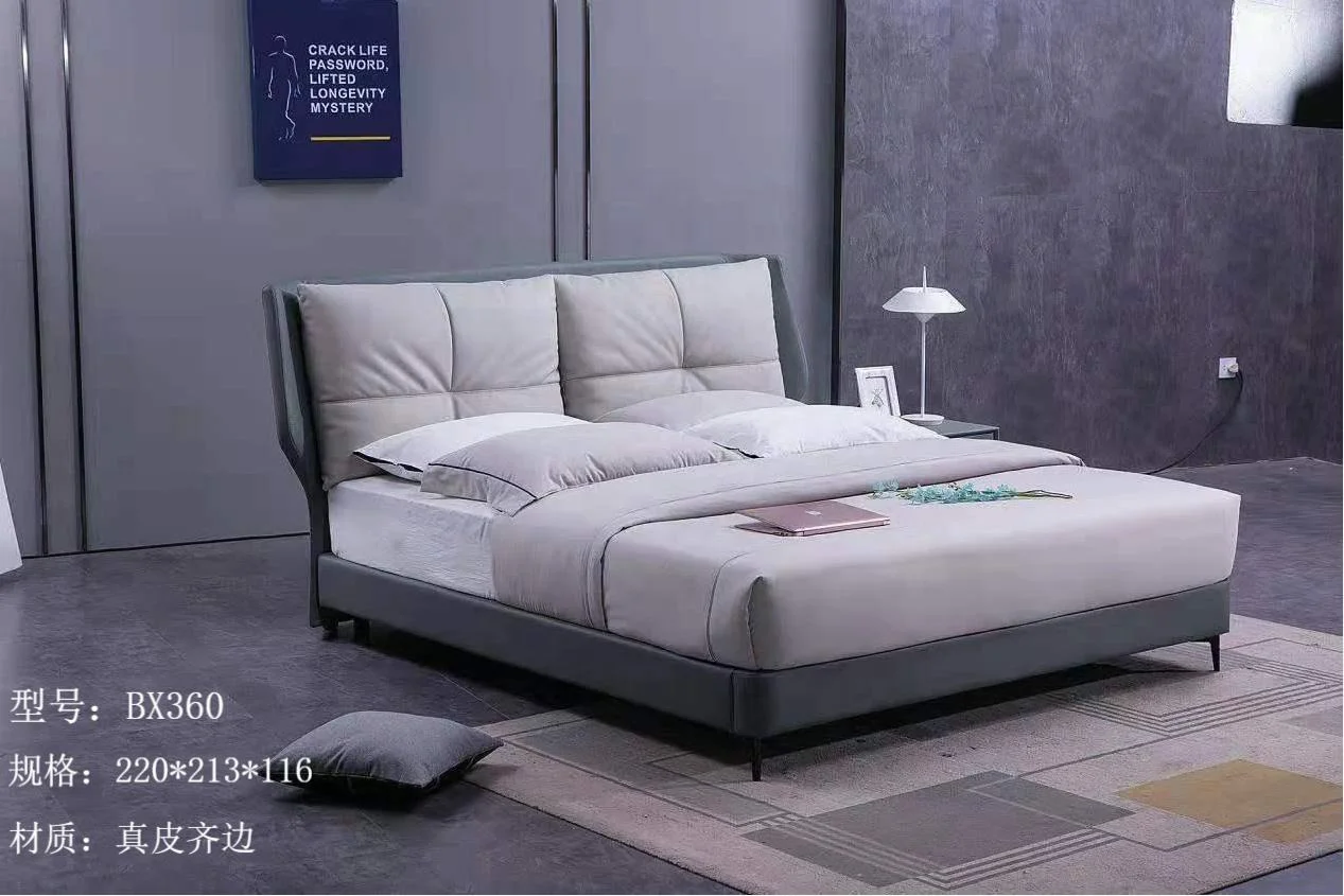 Super Comfortable Backrest Bedroom Technology Fabric Bed