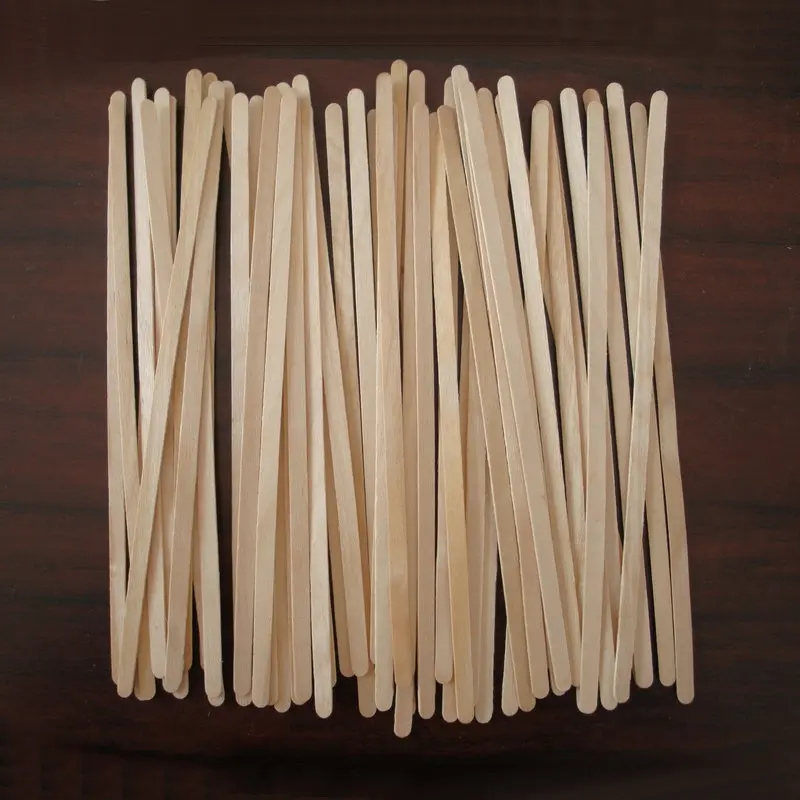 110mm Disposable Wooden Stick Cafe Household Travel Coffee Stirrer for