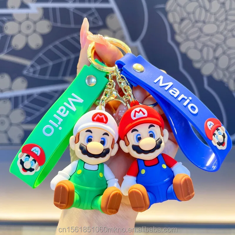 New Arrival 3d Pvc Cartoon Anime Bag Car Key Ring Pendant Kawaii Game ...