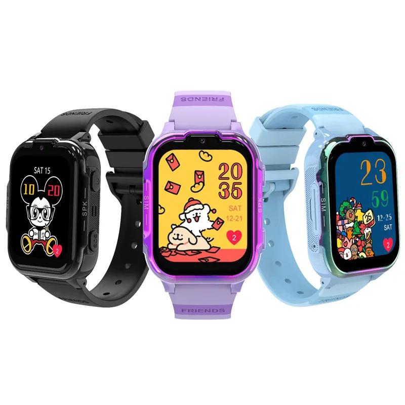 Cross-border Private Mold All-Network Children's Smart Watch 4G Video Call Location SIM Card Student Phone