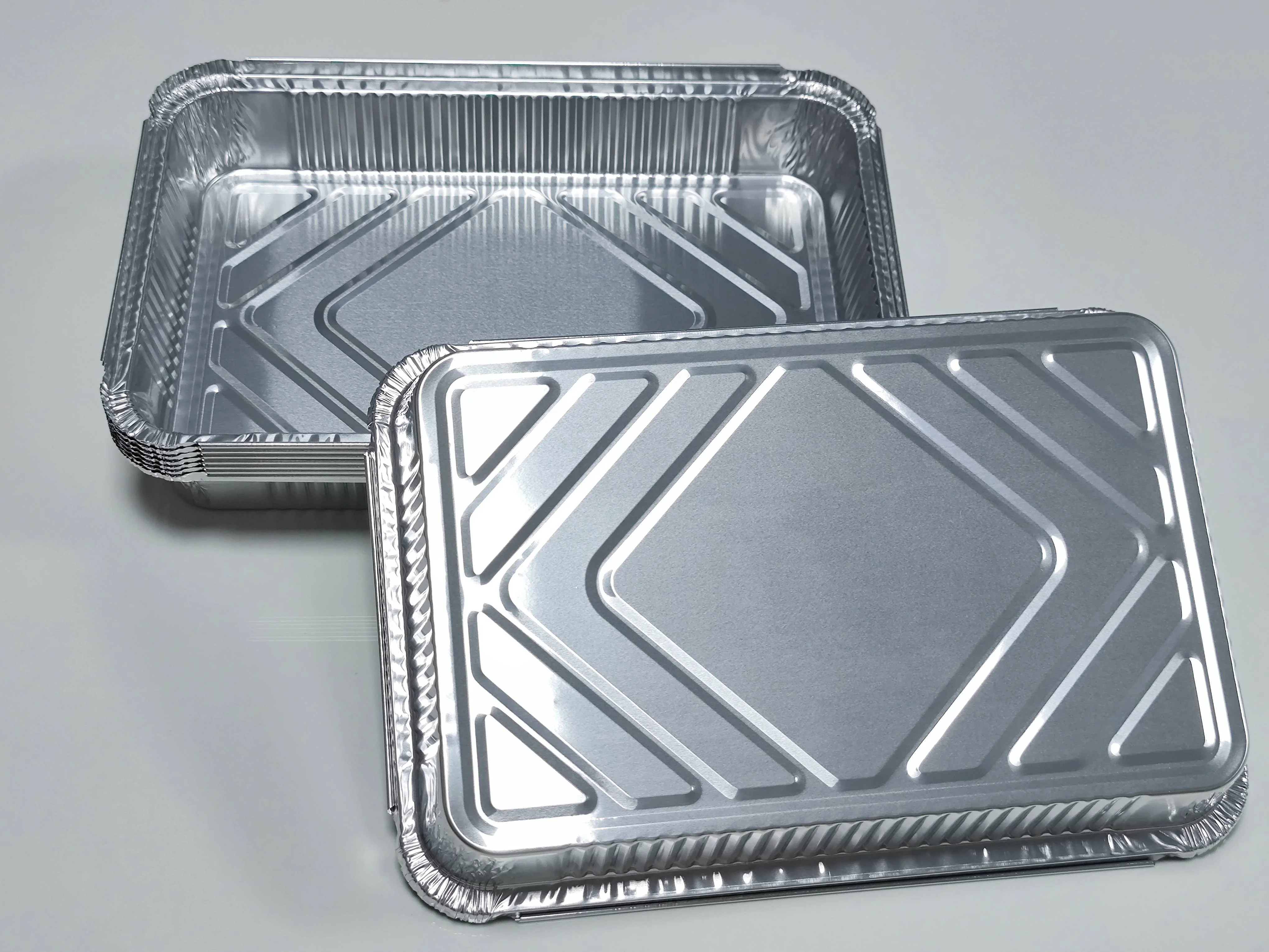 2100ml Disposable Aluminum Foil Food Container Eco-friendly