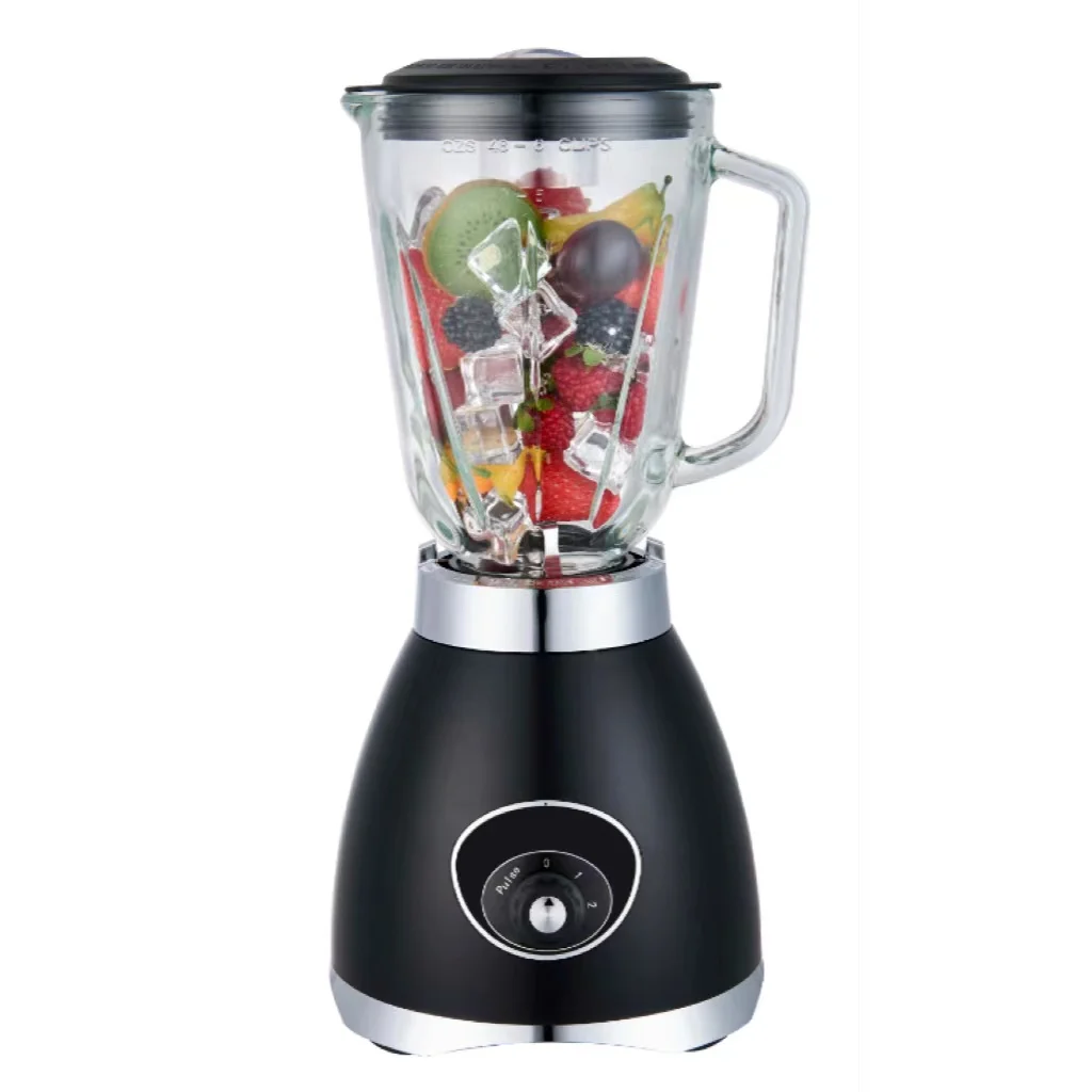 Горячая Распродажа барный блендер фруктовый сок 700 Вт блендер из нержавеющей стали с 1.5L стеклянный Опарник 2 скорости с импульсным стеклянный блендер