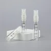 Transparent glass bottle + clear smooth sprayer