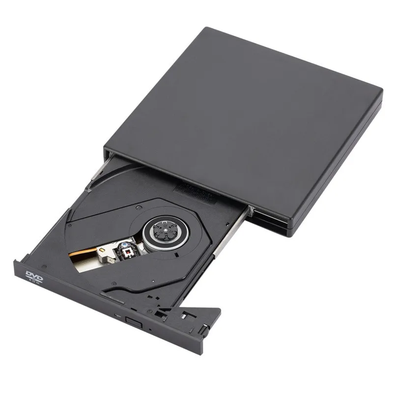 Внешний оптический привод USB2.0 DVD Оптический для ноутбука настольного компьютера Универсальный прибор записи компакт-дисков