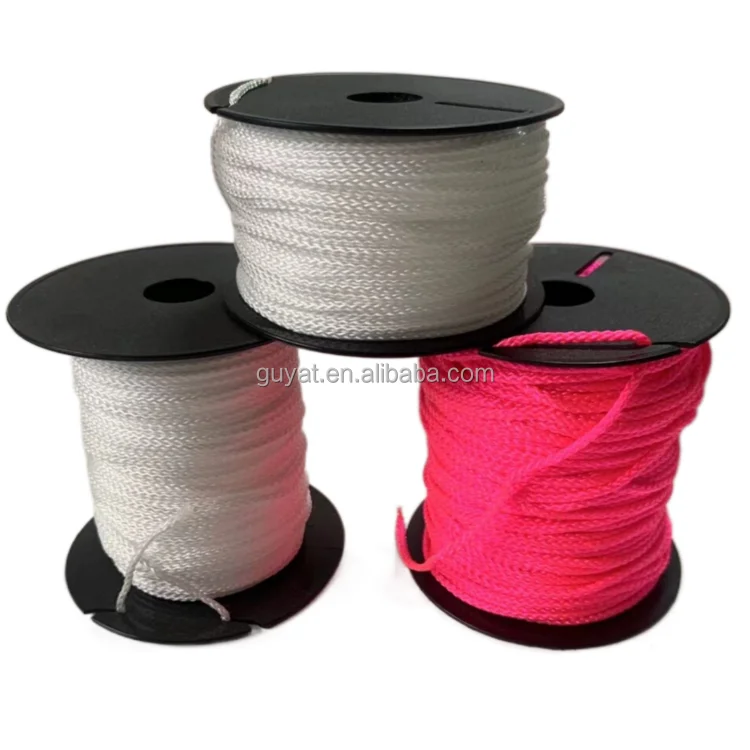 1.5MM THIN POLYPROPYLENE ROPE BRAIDED POLY CORD STRONG STRING IN BLACK & WHITE 